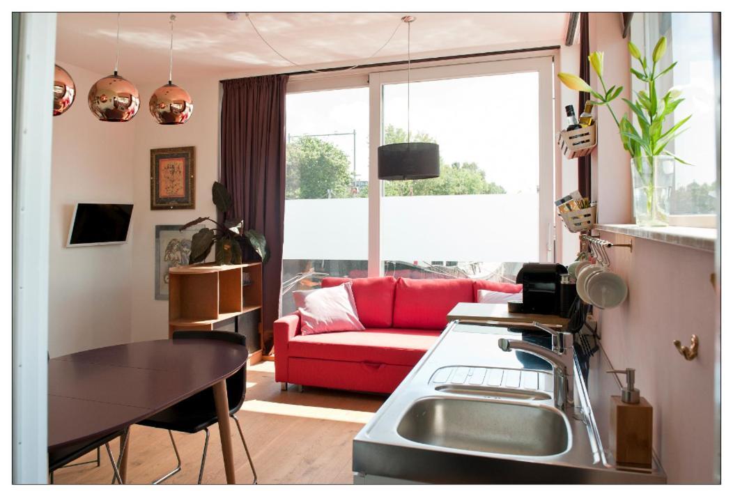 Private Guesthouse Bnb The Waterhouse Houseboat Amsterdam Exteriér fotografie